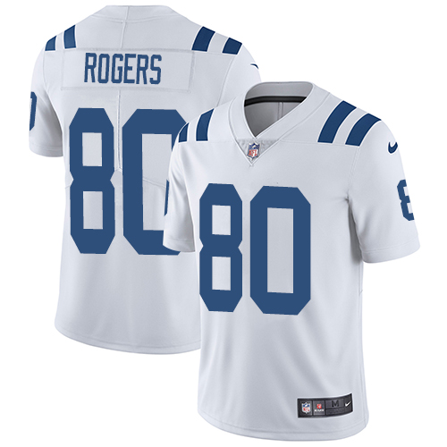 Indianapolis Colts #80 Limited Chester Rogers White Nike NFL Road Men Vapor Untouchable jerseys->indianapolis colts->NFL Jersey